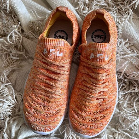 APL Techloom Wave Orange Sneaker US 6.5 NEW - Picture 4 of 7